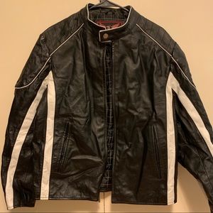 Wilson’s “Street Legal” Black/White Leather Jacket